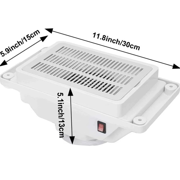 Nail Table Desktop Dust Collector