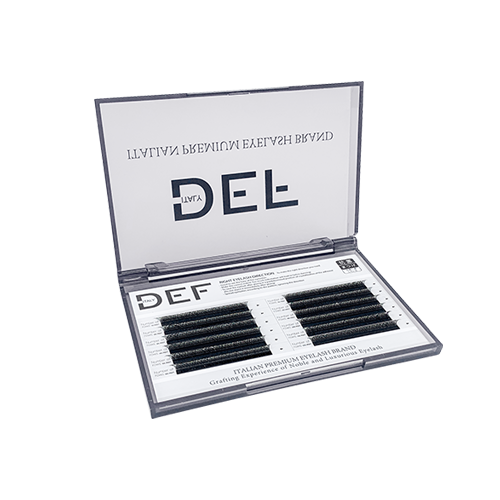 DEF Airy Flat Lashes 0.15 Thickness (Single Size)