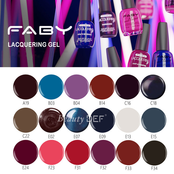 FABY - Gel Polish Series A-F