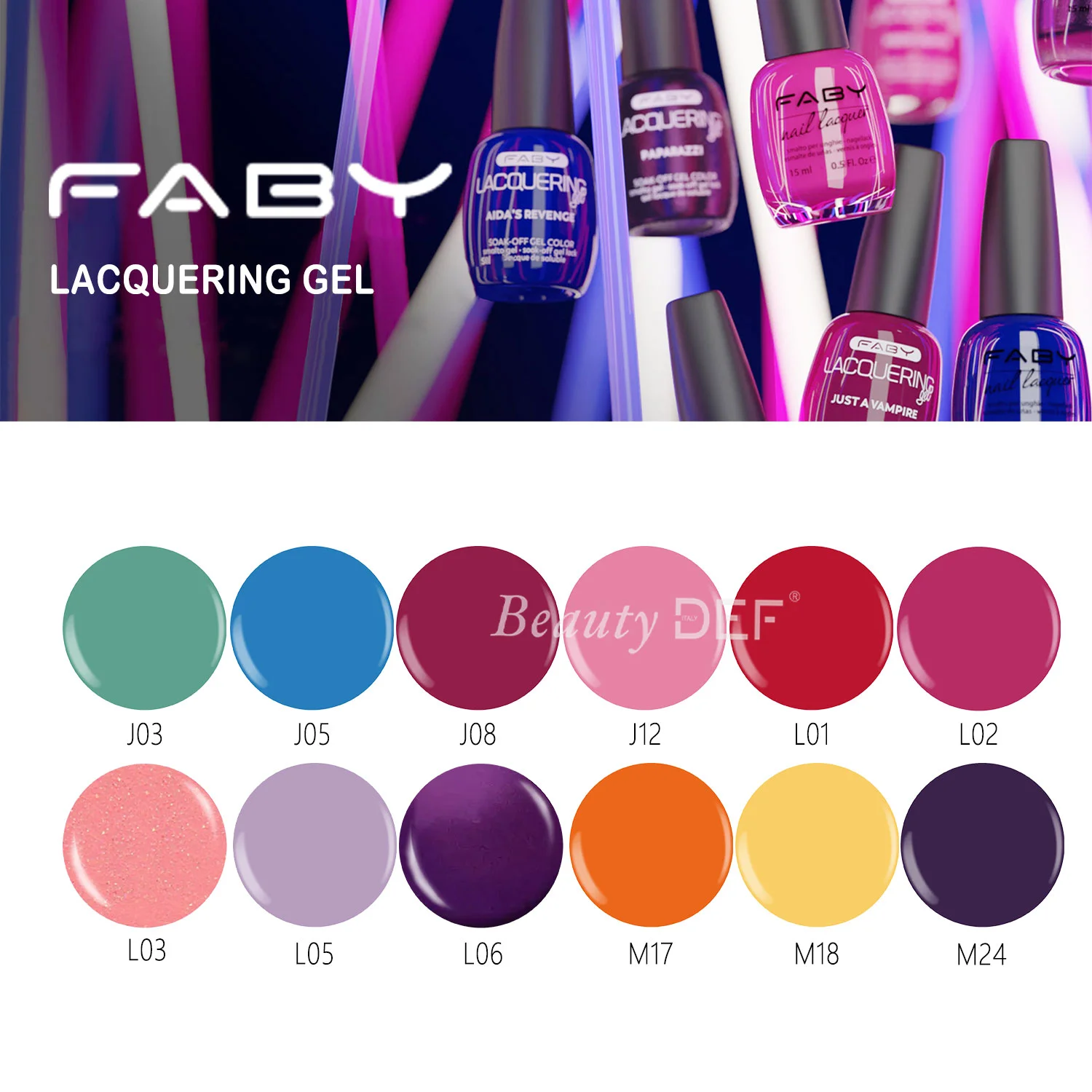 FABY - Smalto Gel J/L/M 系列