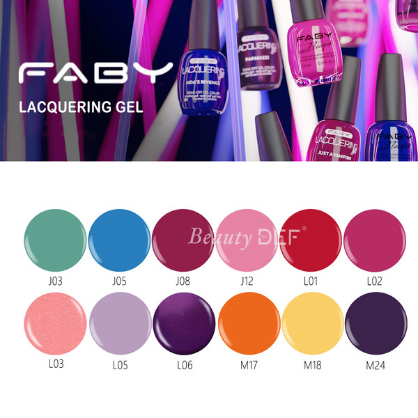 FABY - Gel Polish Series J/L/M