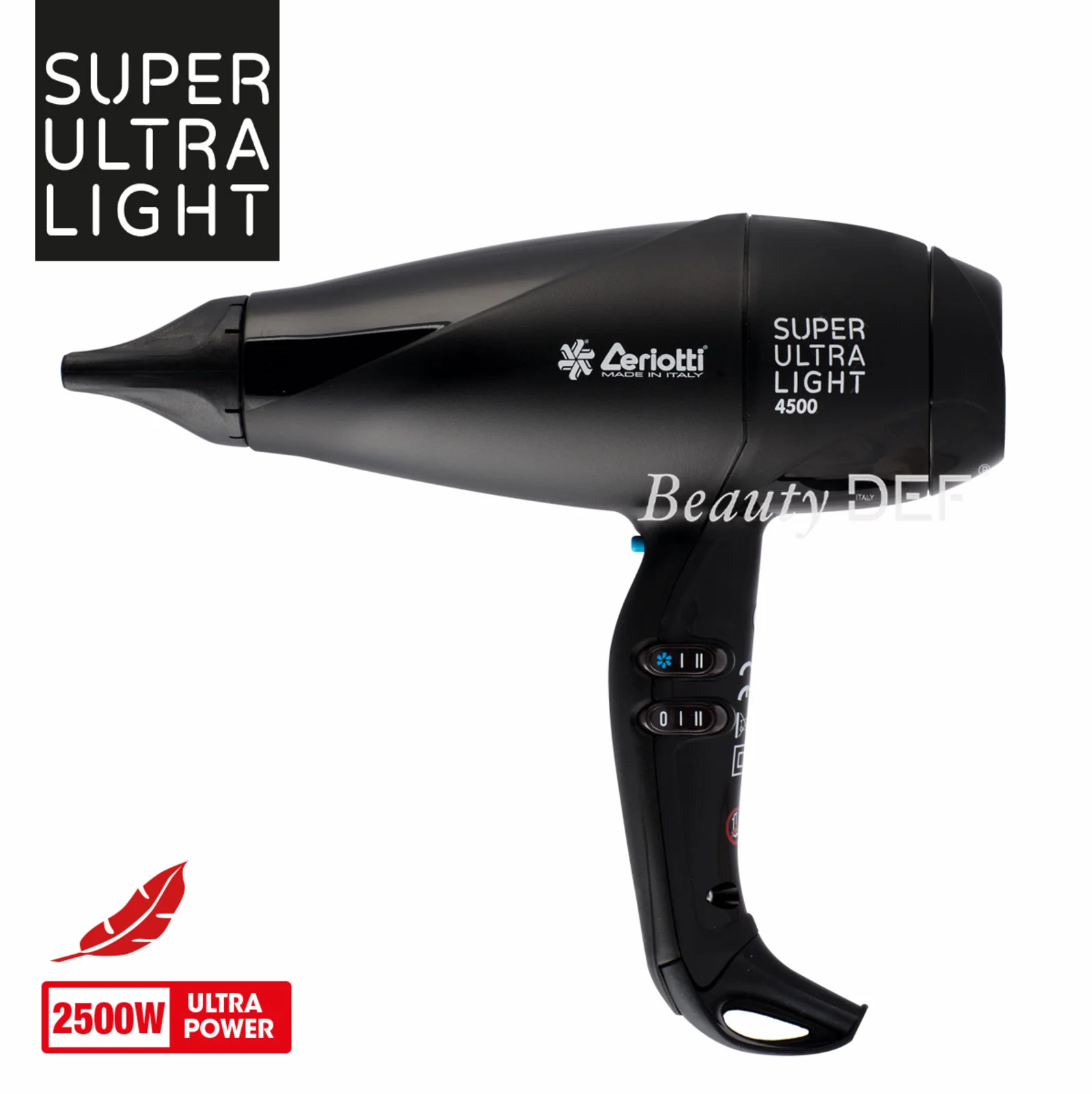 CERIOTTI 4500 Asciugacapelli ultraleggero