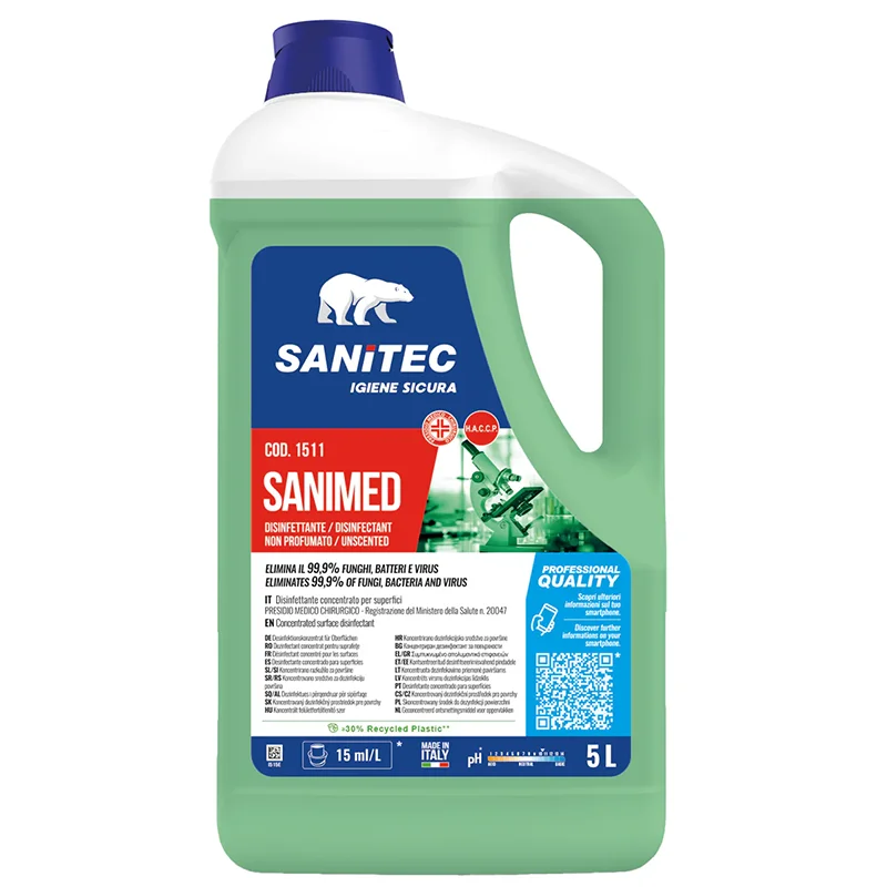 SANITEC Detergente disinfettante per pavimenti